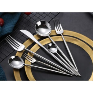 LEON Y898 Stainless Steel Mirror Finish Cutlery Collection — Timeless Elegance for Every Meal