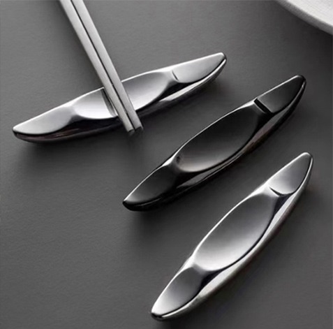 Lyon Chopstick Rest Collection – Stainless, Gold ,Rose Gold & Black