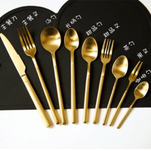 YinDiao-Y370 Brushed Gold Stainless Steel