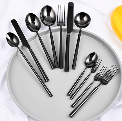 Barton Luxury Series Cutlery Price List ( All black mirror finish/brushed finishh)(stainless steel)