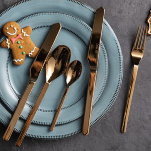 Arthur- Mirror Rose Gold Stainless Steel Cutlery Collection