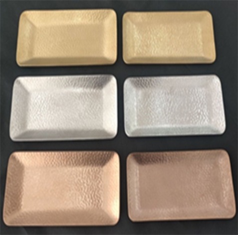 Japanese Hammered Mirror Stainless Steel Towel Dish – 304 Mini Serving Plate