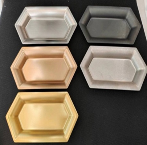 Hexagon 304 Stainless Steel Towel Dish – Brushed & Antique Hand Towel Tray & Sushi Serving Plate for Restaurants & Hotels